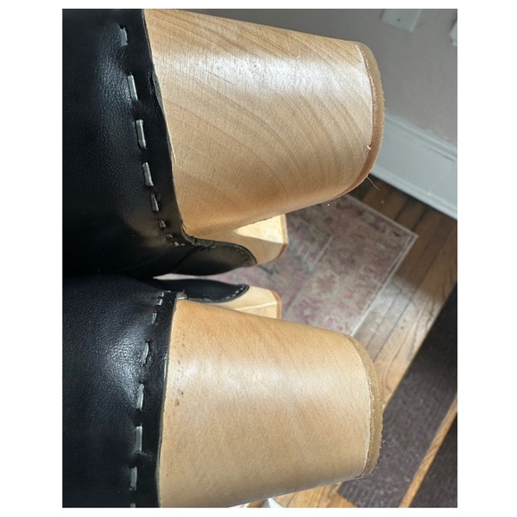 Swedish Hasbeens Zip It Emy, Black, Size 36, EUC - Picture 11 of 11